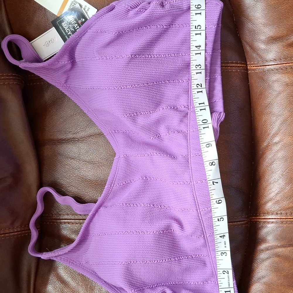 Salt + Cove Purple Bikini Top - Picture 8 of 8